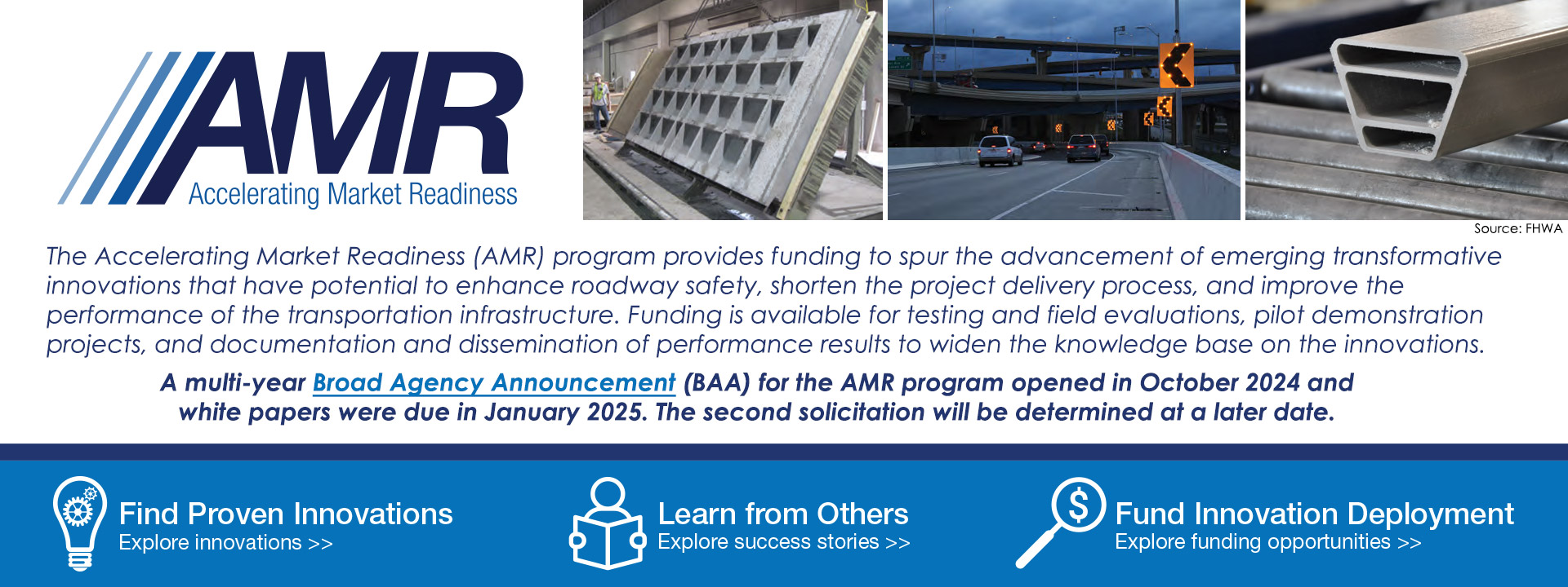 Accelerated Market Readiness (AMR) Program home